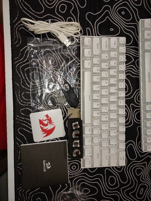 Tastatura Gaming Redragon Draconic K530W pro white