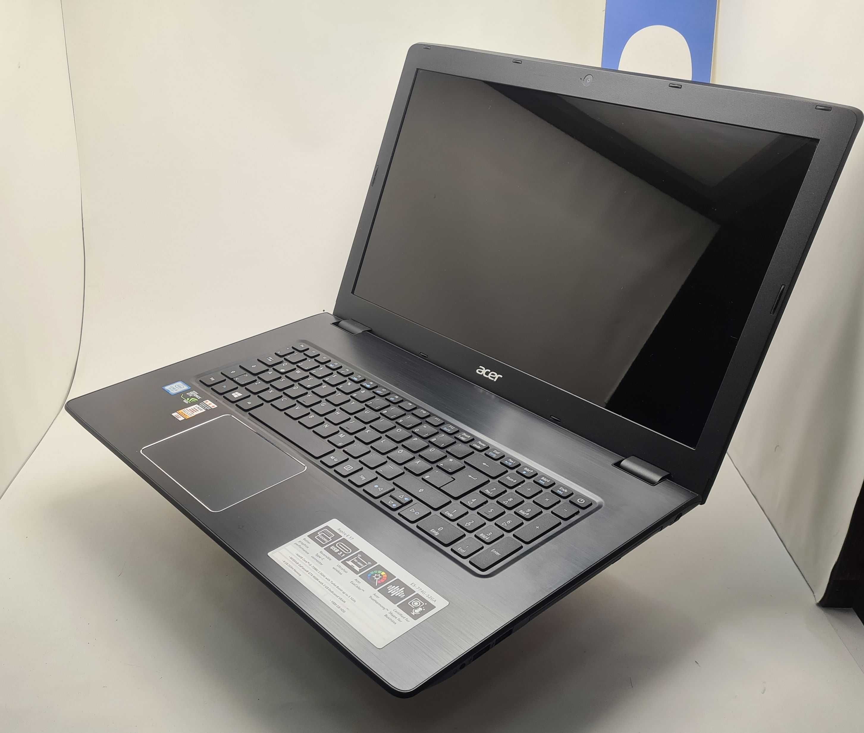 Acer Aspire E17 E5-774G  i5 7200U/8GB/250SSD/1TB HDD/GTX 950-2GB