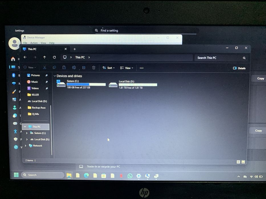 Laptop Hp Probook 430 G5 I5 gen 8 16/256Gb + 2Tb