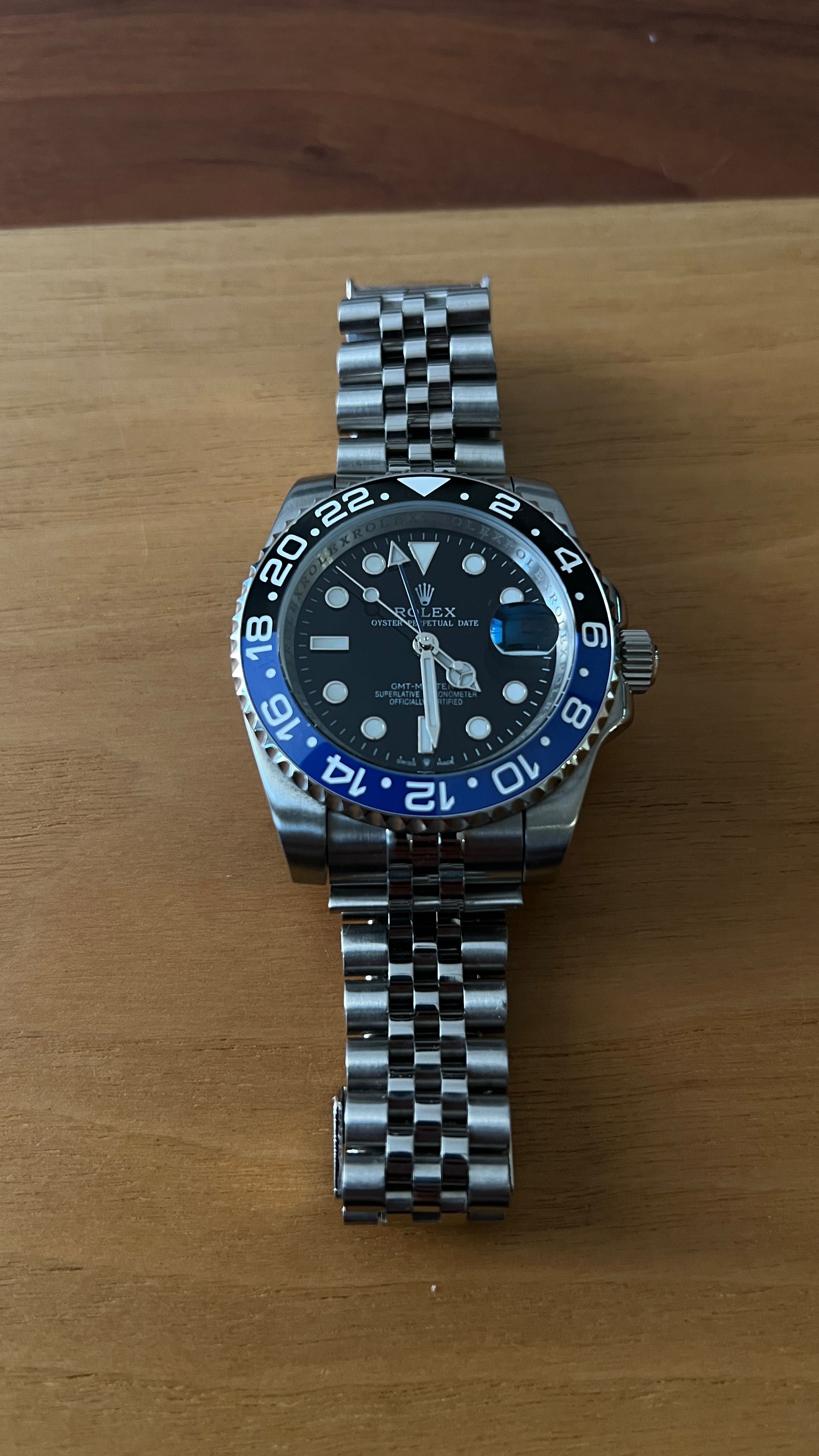 Rolex GTM Master Jubilee Batman