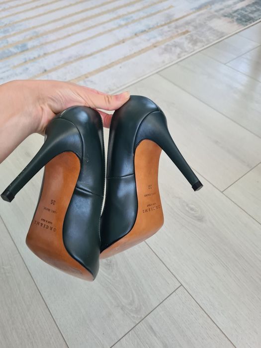 Pantofi stiletto 39 piele naturala