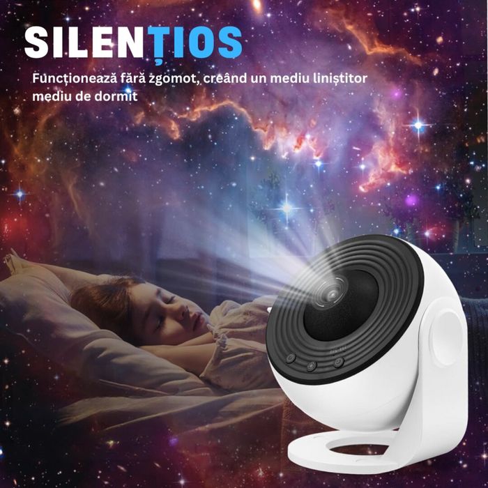 Звезден проектор, планетариум с 13 слайд диска и 360° въртене