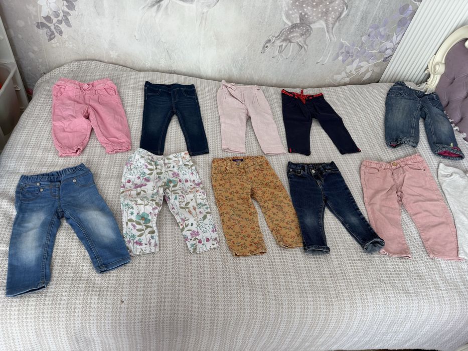 Брючки для девочки пакетом на 1-2 года