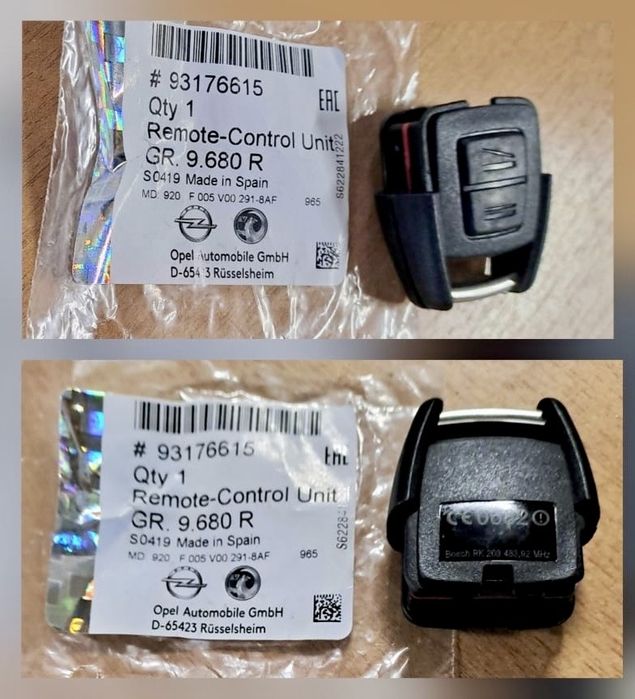 Telecomanda Opel originala 93176615 433MHz – noua OEM