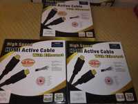 Cablu HDMI 15 m 4K 3D HIGH SPEED - nou sigilat (garantie)