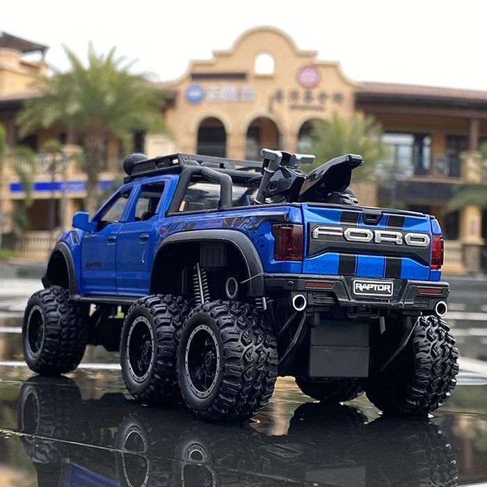 Macheta auto jucărie Ford Raptor, metalica, noua, scara 1:28