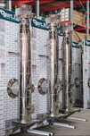 Horn de inox Coș de fum Burlane din inox izolate!