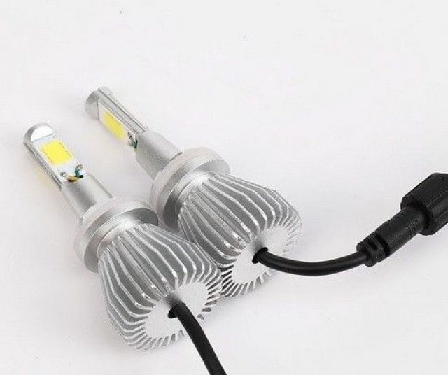 2бр. led 24w 3000lm диодни крушки h1 h7 h11 hb3 12v 24v