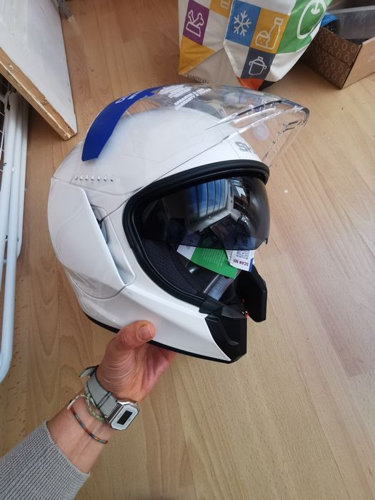 Cască moto nouă SHARK Citycruiser M cu husă și cutie originală