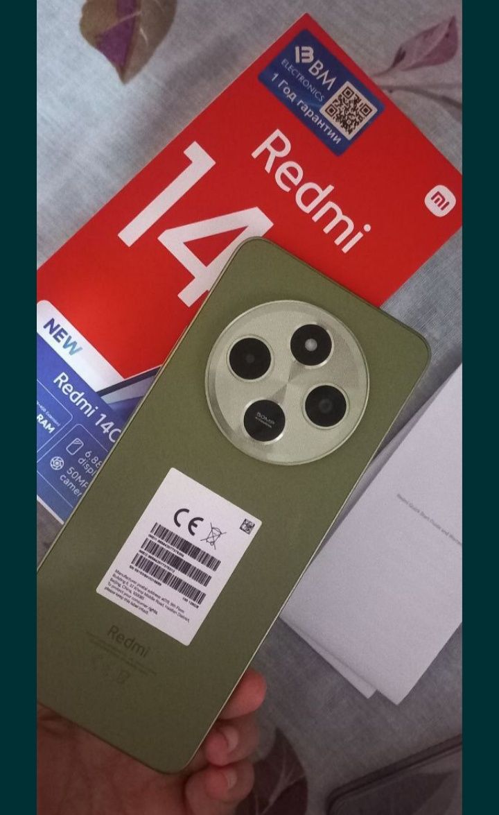 Redmi 14C 128/8 xolati yangi