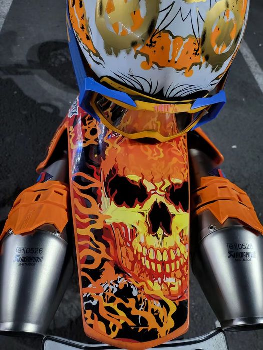 Vând schimb  ktm 560 525 rfs inmatriculat