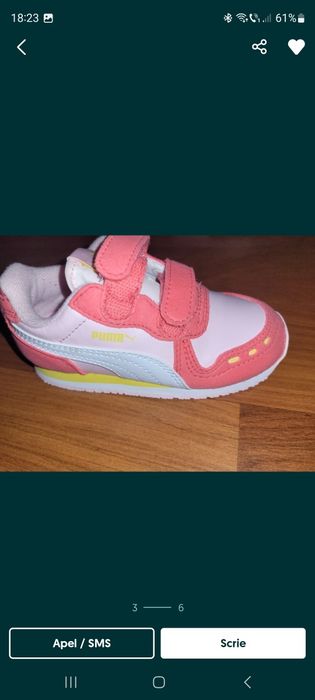 Adidasi puma fetite.