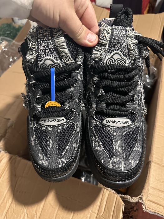 Louis Vuitton crystal skate