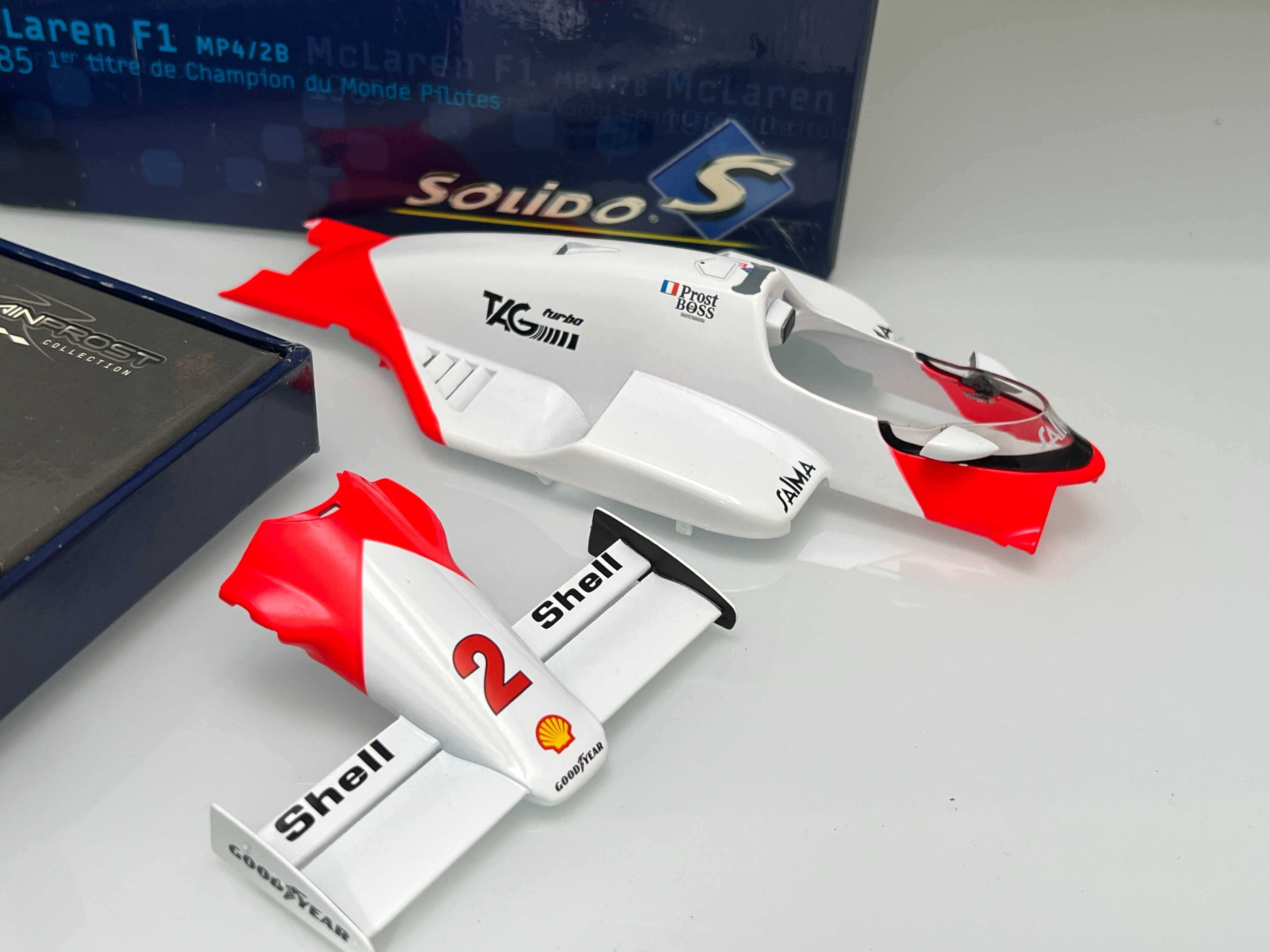Macheta Auto 1/18 Solido Mclaren F1 MP4/2B 1985 Formula 1 Champion