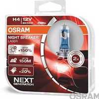 К-кт Халогени Крушки за фарове OSRAM H4-NIGHT BREAKER LASER NG+150%