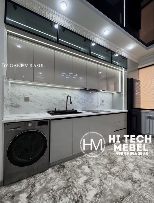 HiTECH Buyurtma asosida oshxona mebel Кухонный гарнитур Кухонная мебел