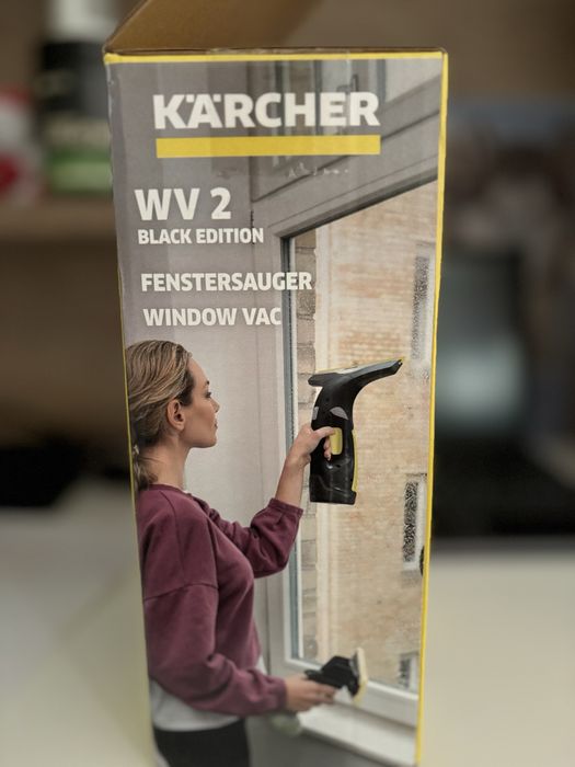Акумулаторна стъклочистачка Karcher WV 2 Black Edition