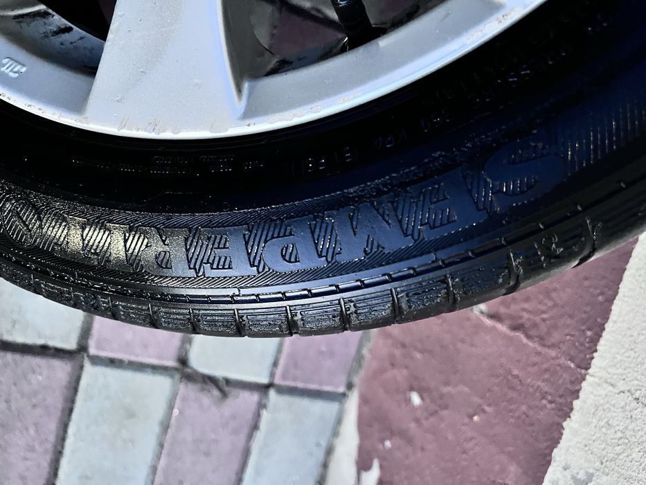 Roti aluminiu Mazda, anvelope Semperit 185/55/15, prindere 4x100