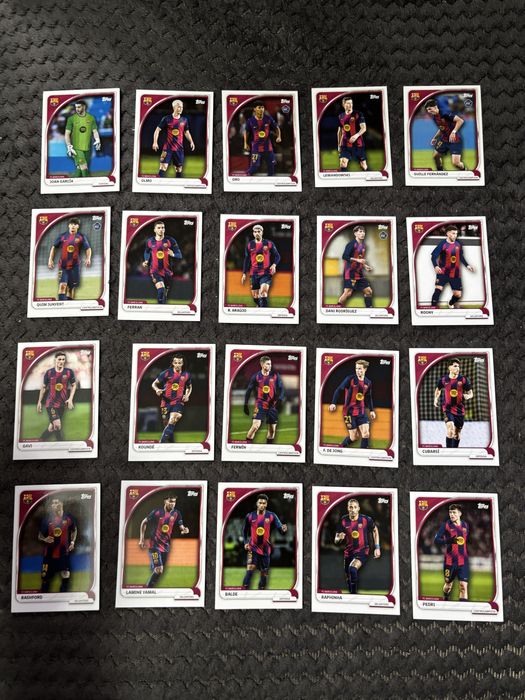 Продавам Topps сетове Барселона и Байерн