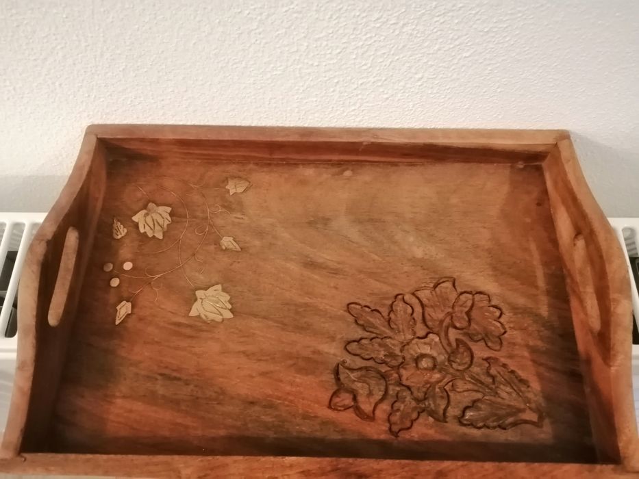 Tavă lemn de trandafir