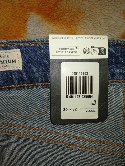 LEVI STRAUSS 511 SLIM blugi dama masura 30x32 - 100% Originali