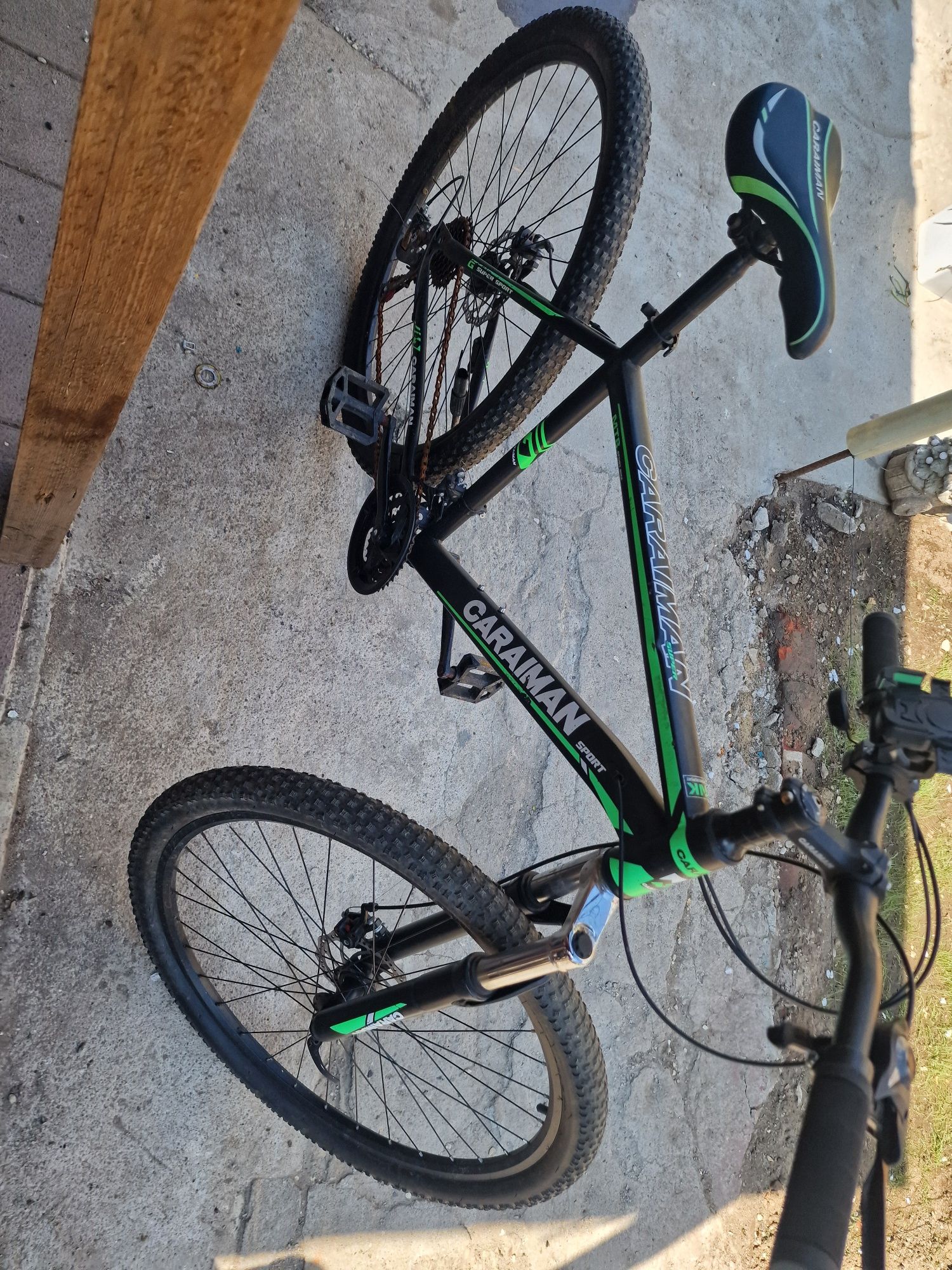 Bicicleta CARAIMAN Cadru pt persoane inalte, frane disc, susp fata, 29