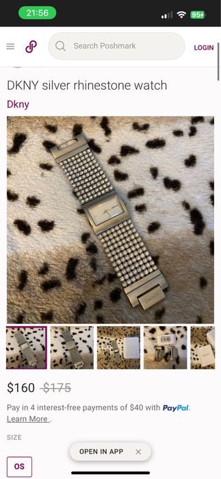 Дамски сребърен часовник