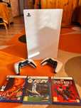 PlayStation 5 (825GB) + 2 джойстика + 3 игри