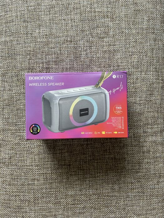 Blueutooth колонка фирма борофон, премиум качество