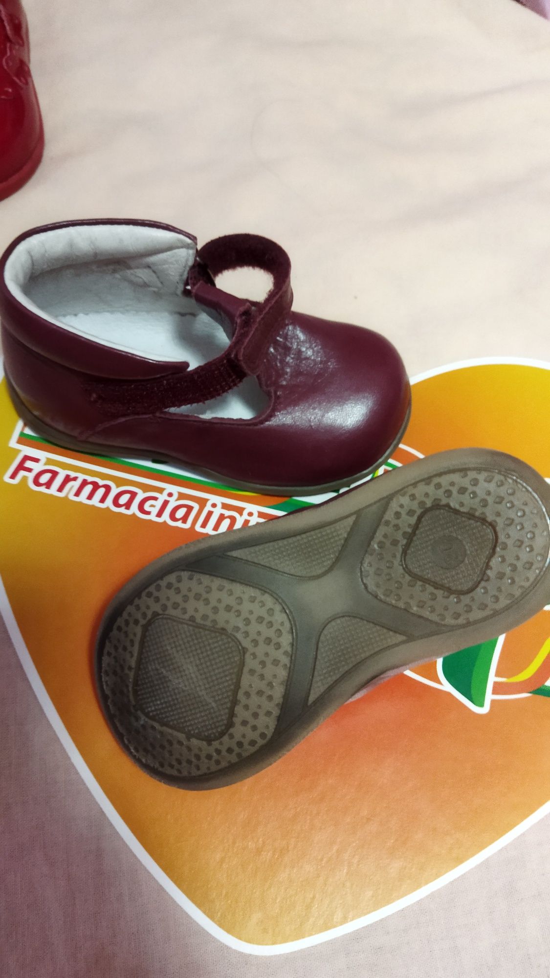 Pantofiori de vară din piele naturală marime 20