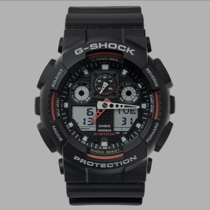 Casio G-Shock GA-100-1A4ER; ORIGINAL, acte, sigilat.