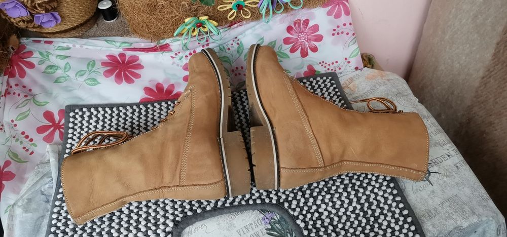 Ботуши от естествена кожа 41н.