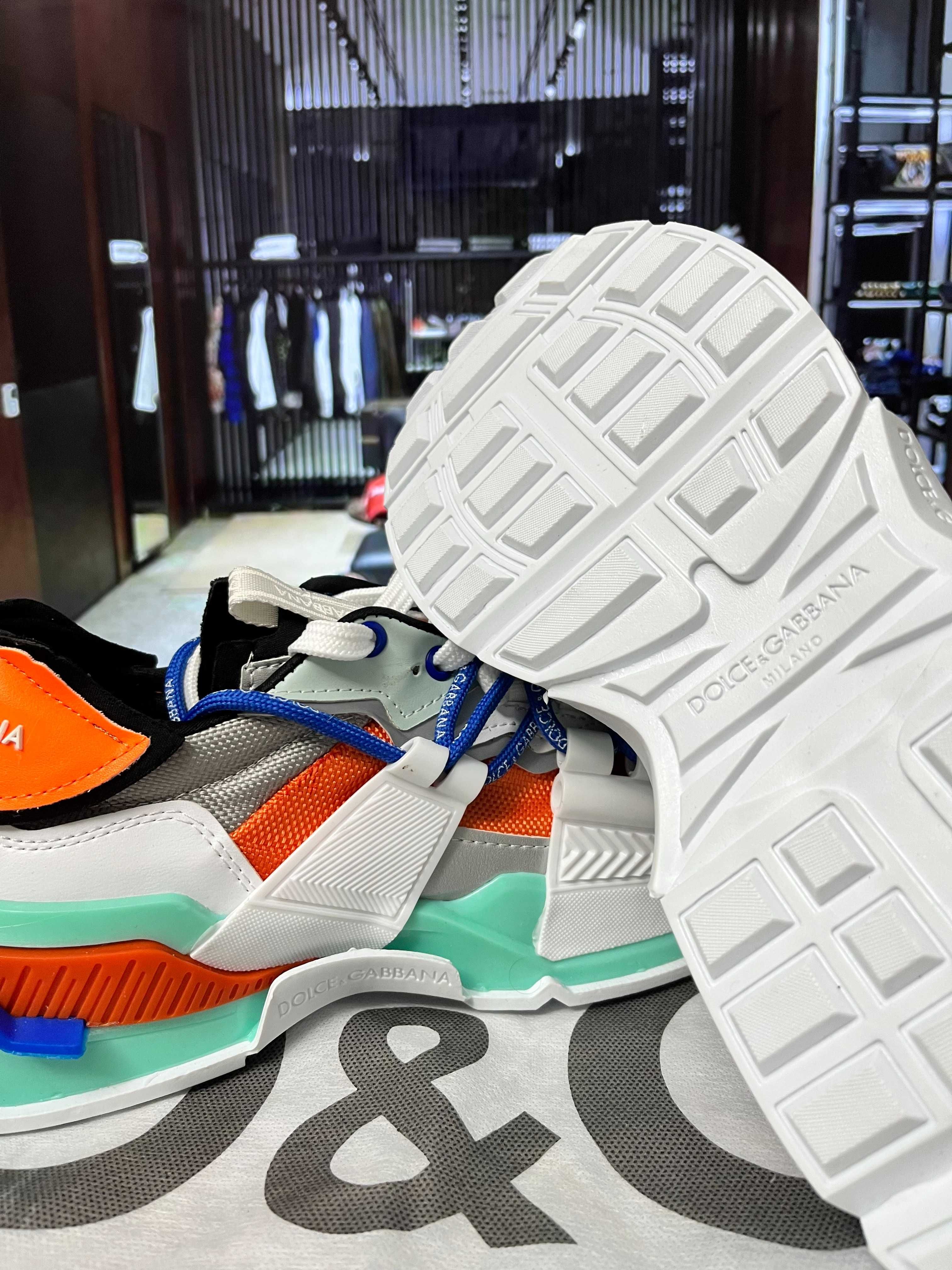 Adidasi/sneakers barbati Dolce & Gabbana Space Multicolor D&G 2025