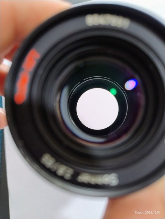 Obiectiv Rollei HFT Sonnar 85mm f2.8 montura M42 made in Germany