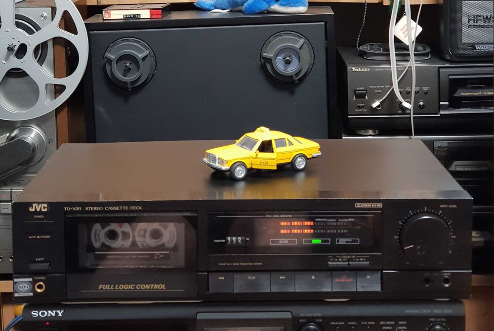 Casetofon Deck Stereo Vintage JVC TD X311 BLACK (made in Japan)