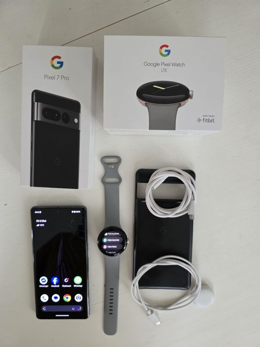 Telefon Google Pixel 7 Pro + Ceas Google Pixel LTE