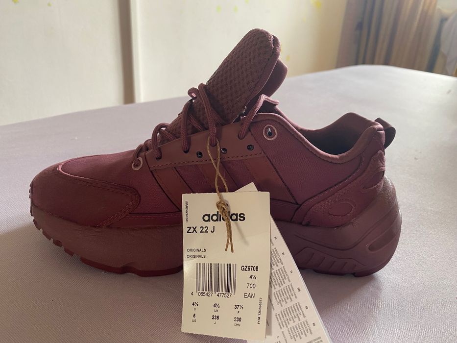 adidas zx22 boost - quiet crimson