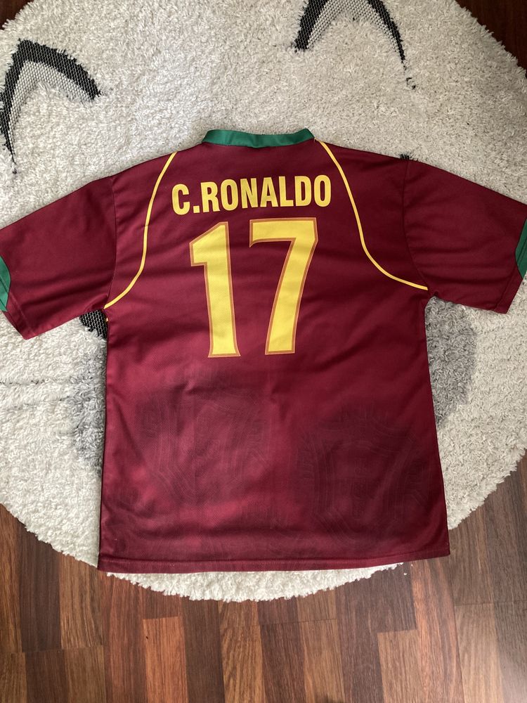 Tricou XL fotbal de colectie, Portugalia 2002 Cristiano Ronaldo
