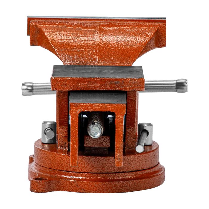 Тиски слесарные 100мм, 125мм, 150 мм, поворотные, с наковальней Sparta