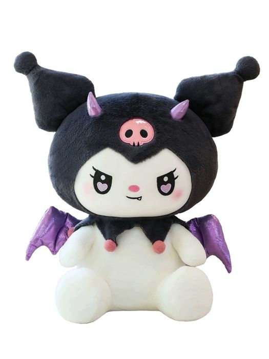 Jucarie de plus Kuromi 50cm, seria Hello Kitty Sanrio, Colectie NOUA