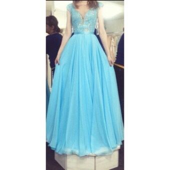 Платье Sherri Hill (нежно голубой)