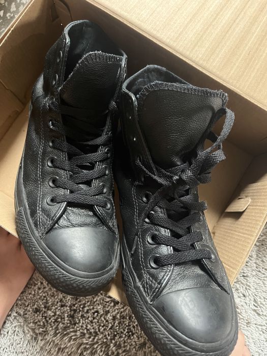 Кецове Конвърс/ Converse естествена кожа