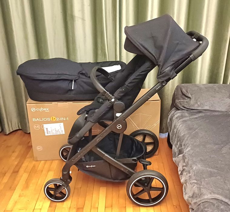Carucior 2 in 1, CYBEX Balios S, negru, 0-4 ani, ambalaj original