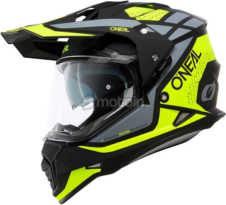Ендуро мото каска ONEAL SIERRA II R FLUO /BLACK/GRAY V.24, L, XL