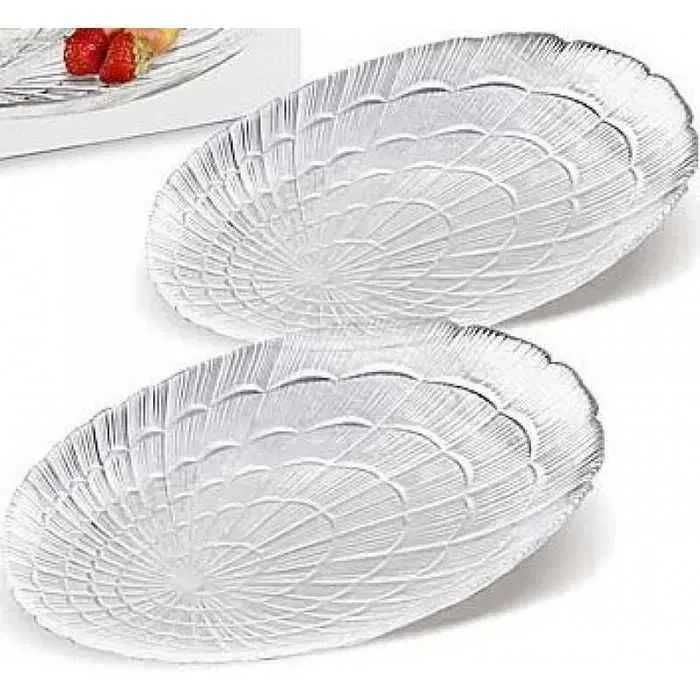 ОТДАМ ДАРОМ набор тарелок из прочного стекла, (2шт), Турция, Новый.