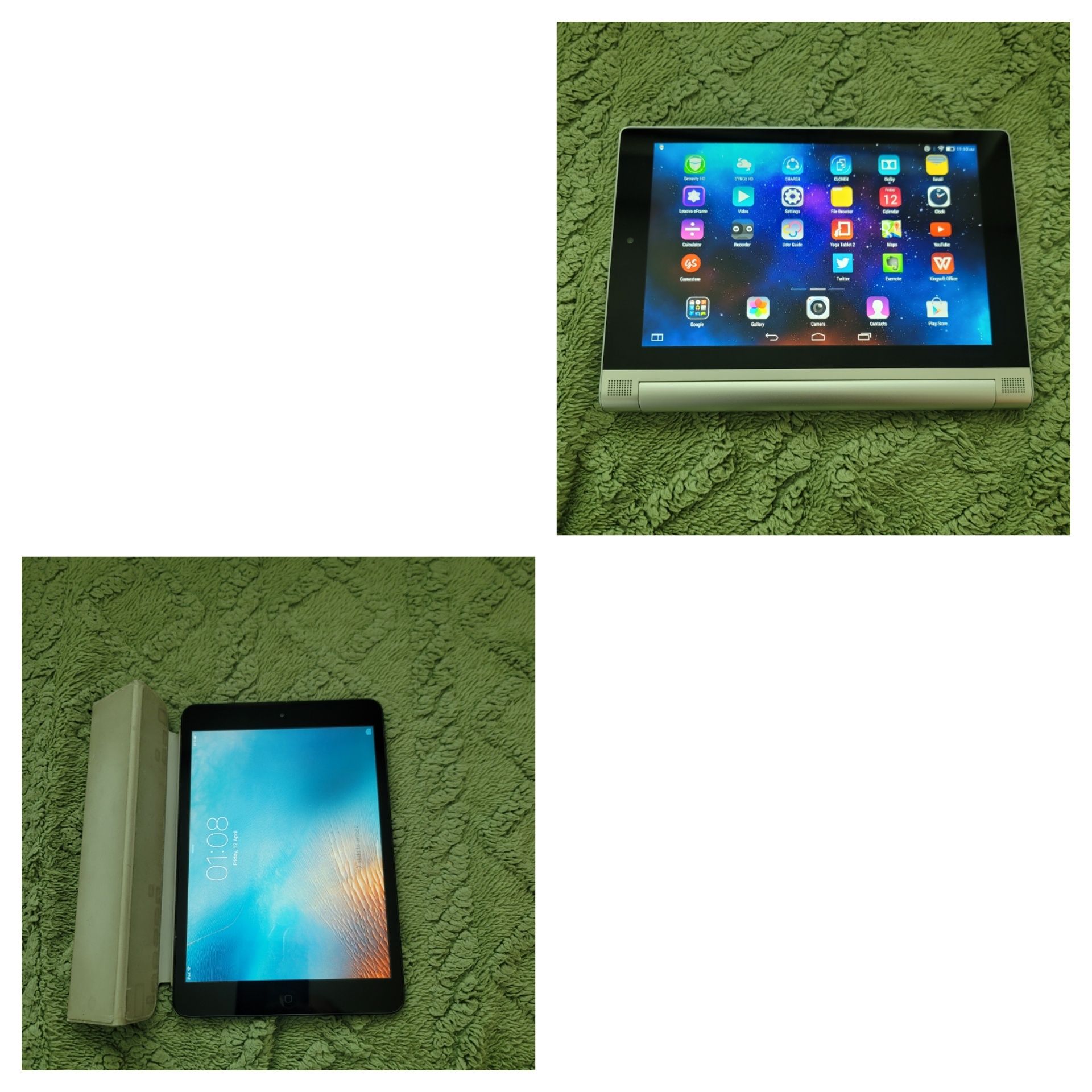 Tableta LENOVO si tableta IPAD mini