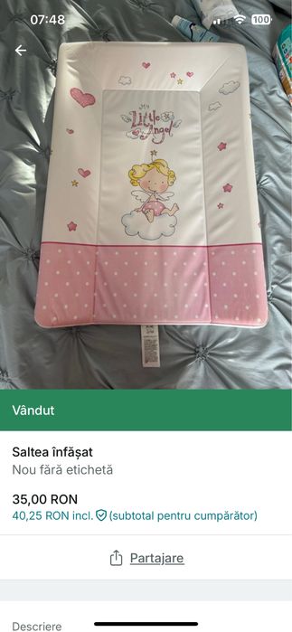 Saltea infasat bebelusi