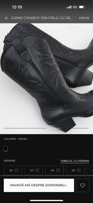 Ciocate , cizme cowboy