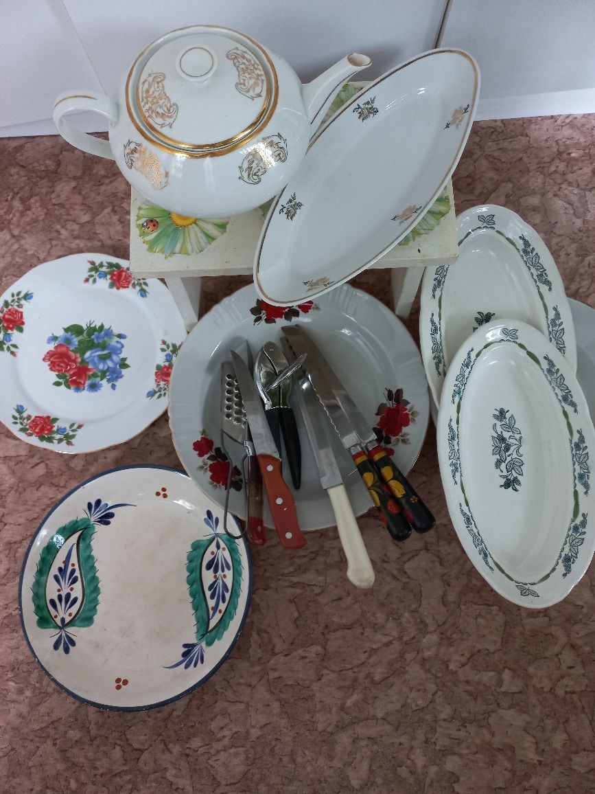 Посуда разная, качество советского периода,см.все фото