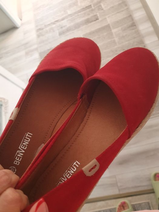 Espadrile piele întoarsă Benvenuti noi 39